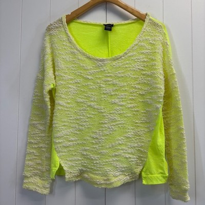 Rue 21 Womens Y2K Dopamine Preppy Neon Comfy Top Size M Casual Athleisure Active
