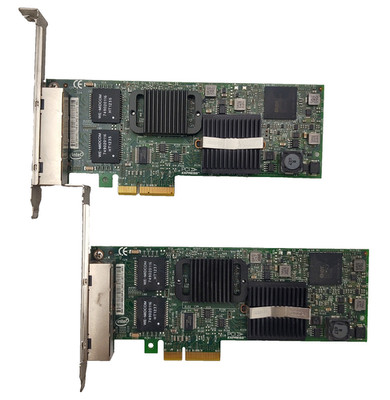 LOT OF 2 Dell Intel Quad Port 1GB PCIe Network Adapter Card 0HM9JY - FAST SHIPPI