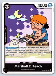 Marshall D. Teach OP09-092 Emperors in the New World One Piece TCG Common