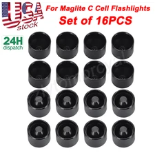 For Maglite C Cell Dry Storage Hidden Cups Anodized Aluminum Non Freeze Plug 16X