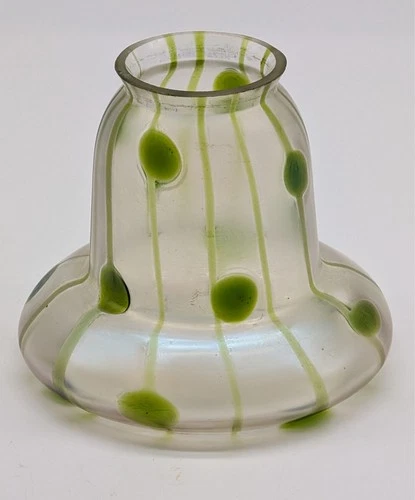 Kralik or Loetz Art Nouveau Glass Shade Tiffany Steuben Quezal Era No Reserve