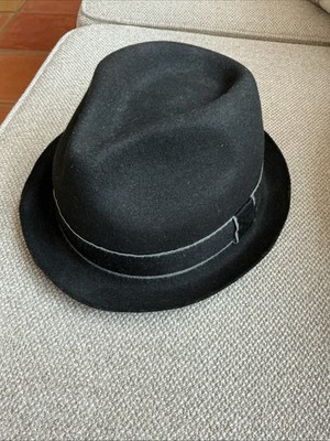 Men s Emporio Armani Black Felt Hat Sz 60