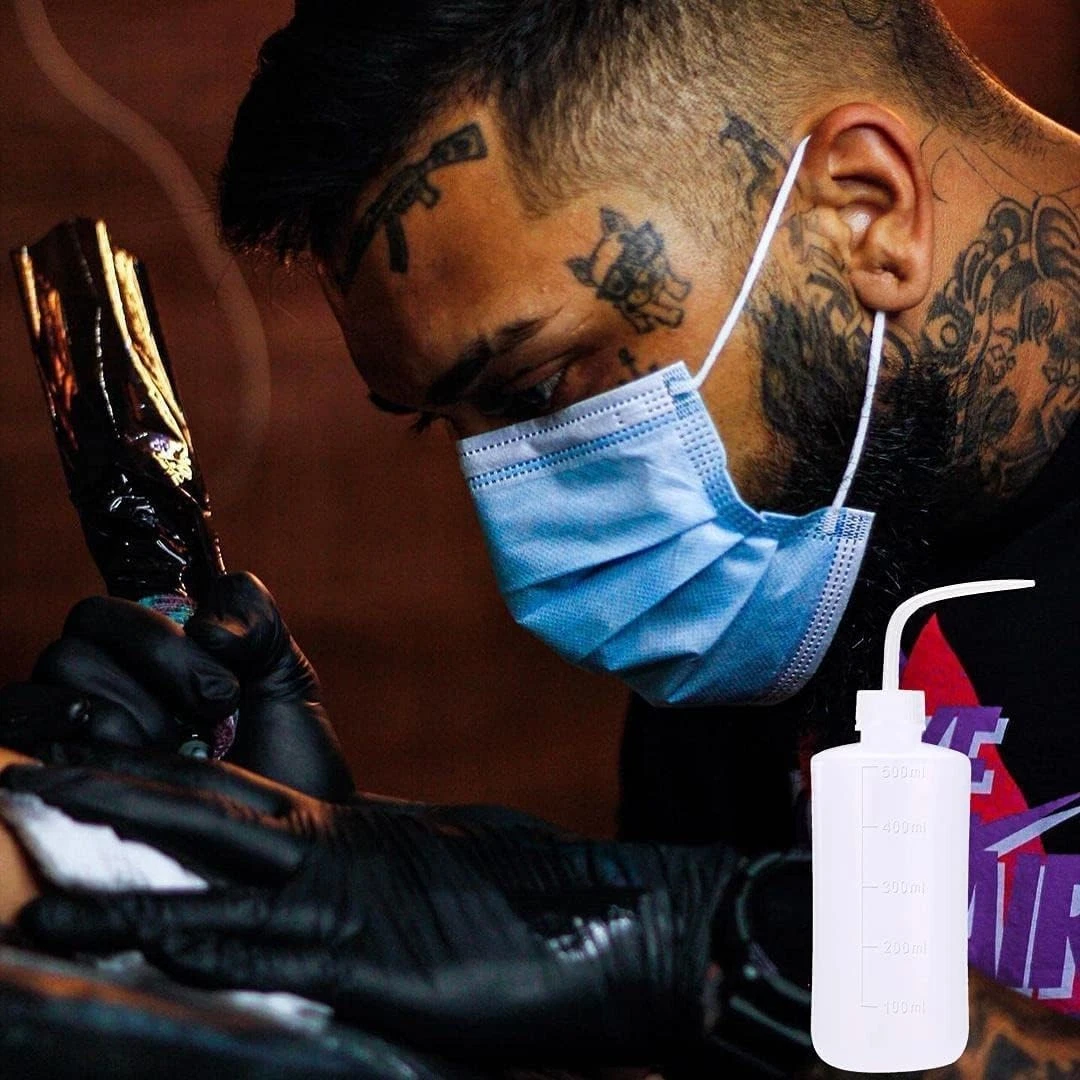 3 PCS Tattoo Bottle Squeeze Wash Bottle Convenient Green Soap Supply Wash Tat... image 3