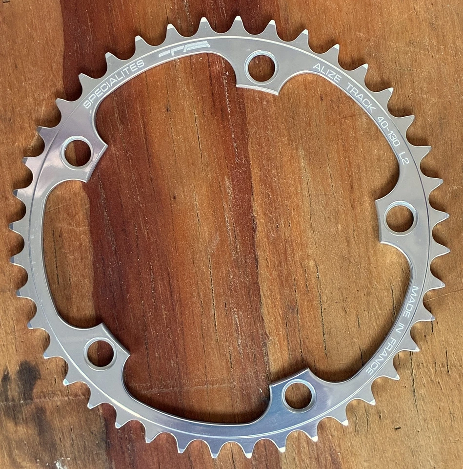 Plato de pista NOS TA Specialites 1/8" 40t 133bcd tren fijo Francia nuevo Foto 2 de 4