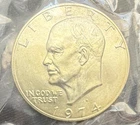 Photo of a 1974-P Eisenhower Dollar from an eBay listing that sold on Jul 20, 2026