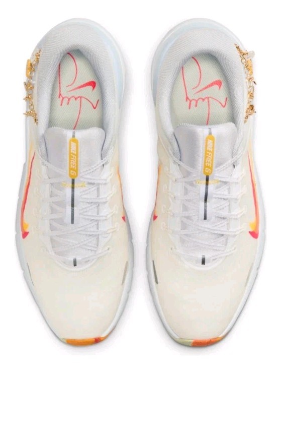 Nike x Nelly Korda Free Golf Shoes Men\'s Size 8 \'Gold Charms\' HV4361-100 NEW Size 12.5 - Nelly Korda x Nike Free Golf Gold Charms for  main image 3