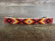 Native American Hand Beaded Hair Barrette by Cleveland