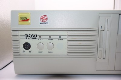 Pionex P5 Pentium-S CPU 60Mhz 40MB Ram Vintage Desktop Computer PC