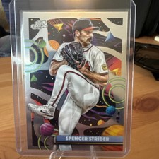 2025 Topps Cosmic Chrome Spencer Strider #105 Braves