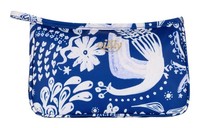 Oilily Calan Cosmetic Bag Kosmetiktasche Mazarine Blue Blau Weiß Neu