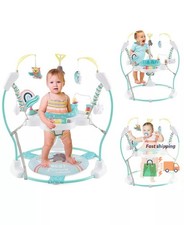 Baby Stationary Activity Center Infant Jumper with Removable Foot Pad