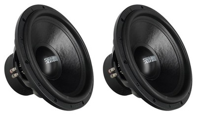 (2) Sundown Audio SA-15 V.3 D4 15'' 1500w RMS Subwoofers DVC 2-Ohm SA Series Subs