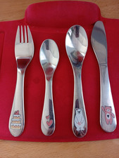 s&uuml;sses B&auml;rchen Kinderbesteck Edelstahl v. ERNESTO