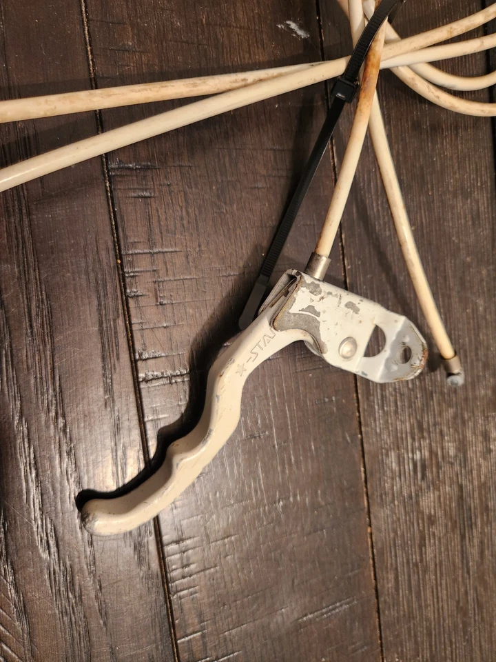 Freno delantero Chang Star MX 890 + palanca blanca Old School BMX 1987 Schwinn Predator Foto 4 de 4