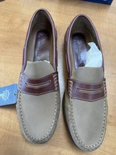 Yachtsman By Seafarer Leather Slip On Boat Deck Shoe Size UK 11