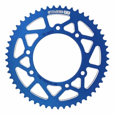 Krone 50 a Box adaptierbar Derbi 50 Senda DRD, DRD PRO 420 53 DTS ALU CNC BLAU