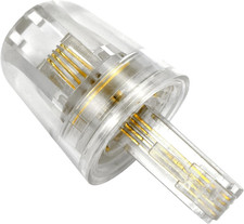 Telephone Handset Phone Coil Cord Swivel Twist Top Untangle Detangler RJ11 4P4C