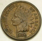 1880-P Indian Head Cent — photo from another recent sale