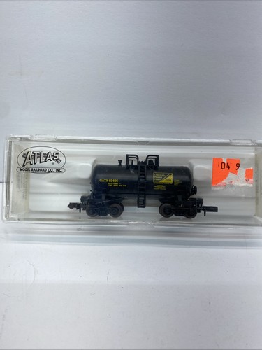 Atlas Spur N 3249 "Beercan" Kesselwagen GATX #7660 Modellkoffer 5" x 1,5" Zoll | Zustand: New
