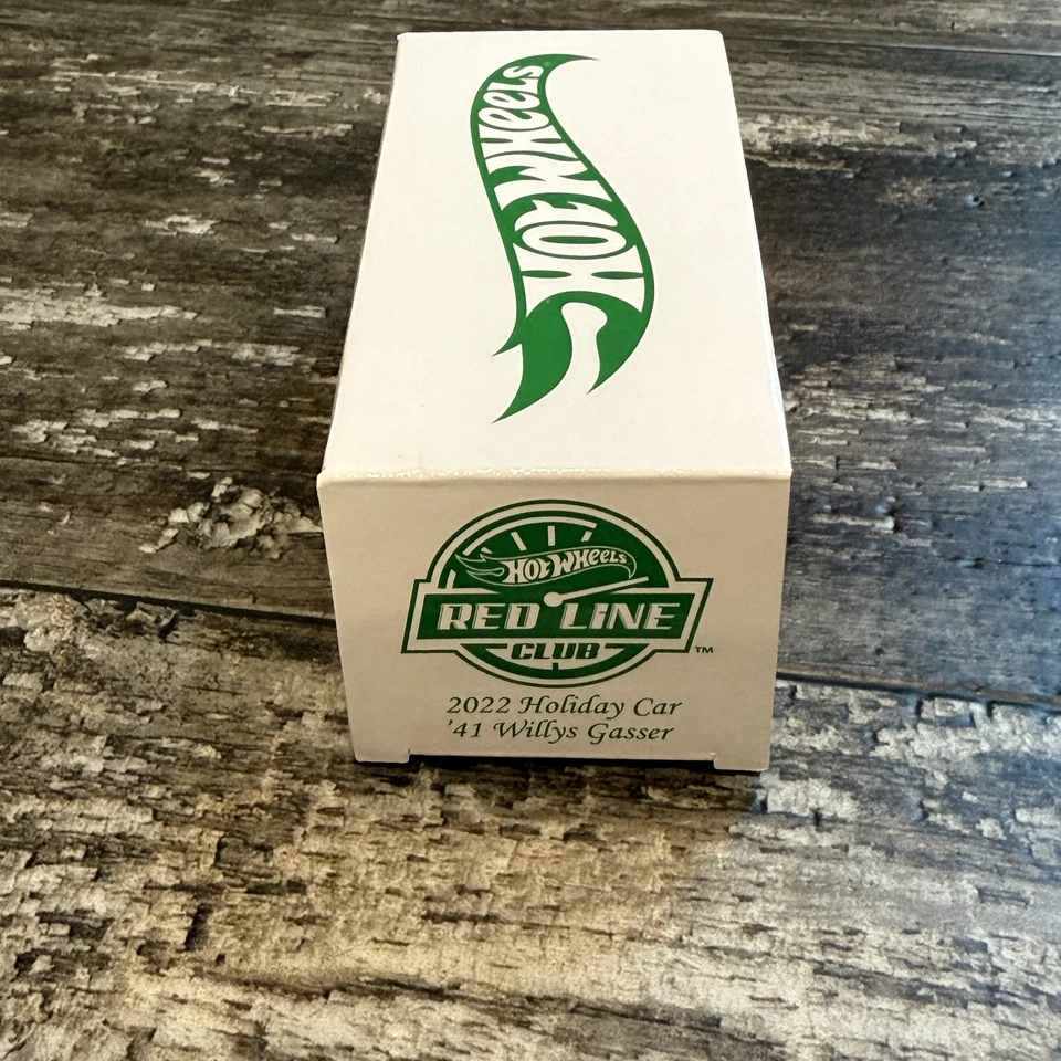 Hot Wheels Red Line Club 2022 Holiday Car 41 Willys Gasser Stockin’ Stuffer NIB - Image 4 of 4