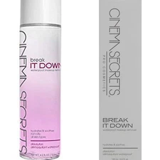 NIB CINEMA SECRETS Break It Down Waterproof Makeup Remover 4.2 Fl oz