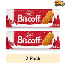 Lotus Biscoff Cookies 2 Pack 8.8oz Each 32 Cookies per Pack Sweet Snacks