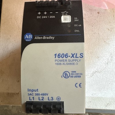 Allen Bradley 1606-xls480e Performance Power Supply 24v DC 20a