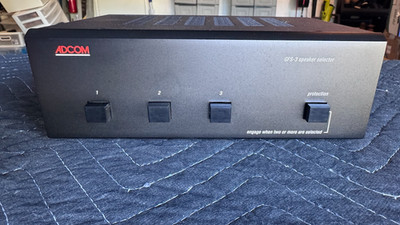 ADCOM GFS-3 Speaker Selector Switch   3-Zone w/ Protection