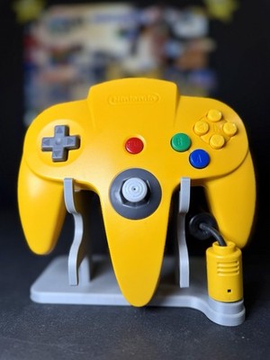 NINTENDO 64 CONTROLLER GELB GAMEPAD N64 KONSOLE TOP ZUSTAND REFURBISHED RETRO