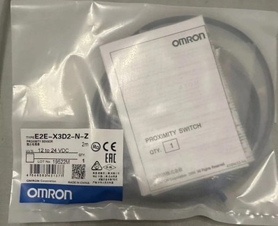 Omron E2E-X3D2-N-Z Induktiver Näherungssensor Schalter 2-adrig 12-24V DC 2m Kabel