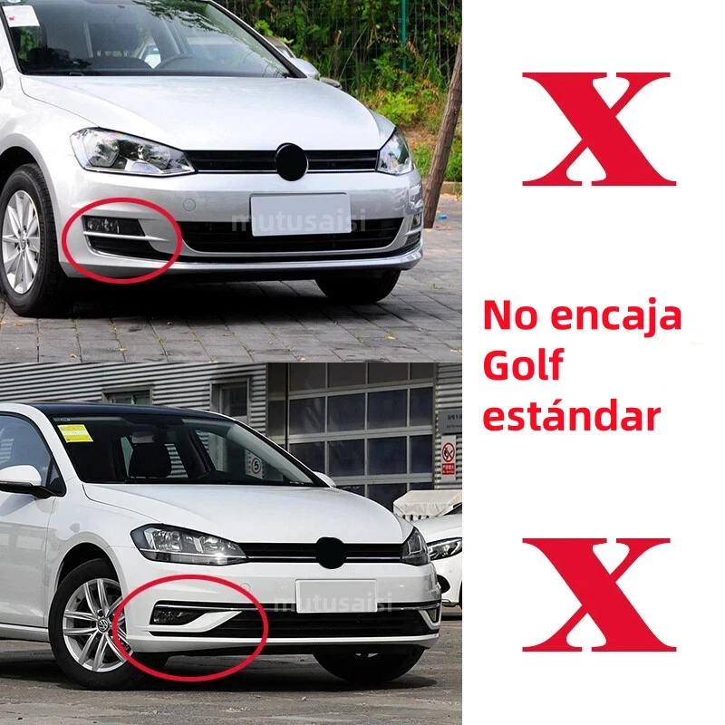 Para VW Golf GTI R Hatchback Variant VII Kit de separador de labios delanteros - Imagen 2 de 4