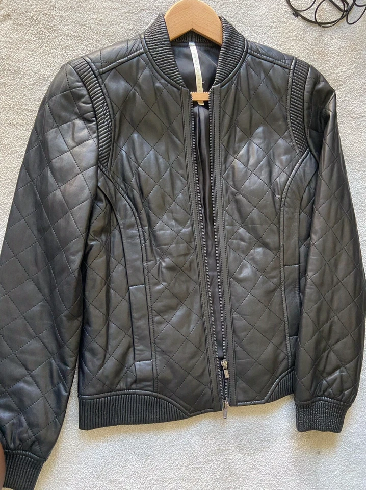 Truth And Pride Black Leather Jacket Size Small - Image 3 of 4