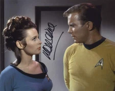 MARIANNA HILL as Helen Noel - Star Trek Classic Series GENUINE SIGNED AUTOGRAPH
