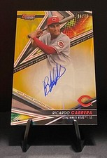 2022 Bowman’s Best Ricardo Cabrera Best Of 2022 Gold Lava Auto 6/75 Reds