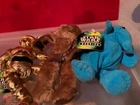Vintage 1997 Lot Of 2 Kenner Star Wars Buddies Plush Toys with original tags