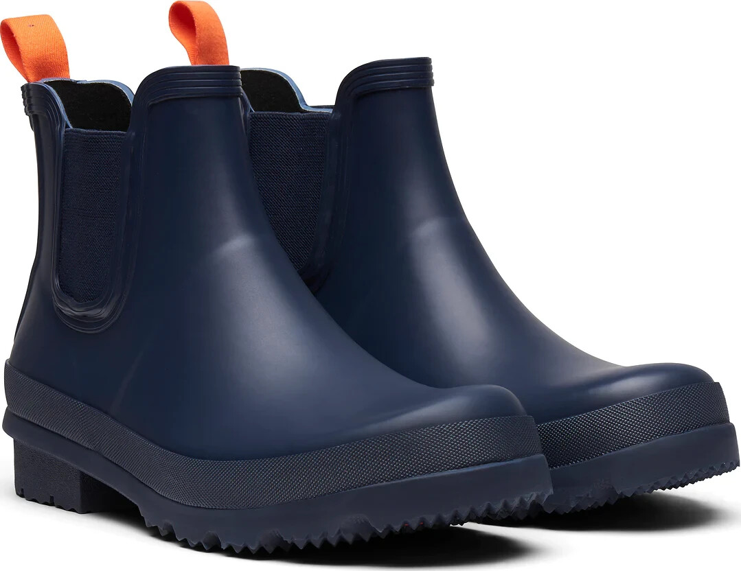 New Swims Charlie Rain Boots Galosh Chelsea US8 Navy Waterproof