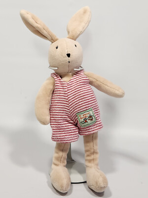Moulin Roty La Grande Famille Bunny Rabbit  oft Sylvain Plush Stuffed Animal 8''