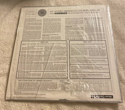 Audio Obstacle Course Era III (Shure Trackability Test Record