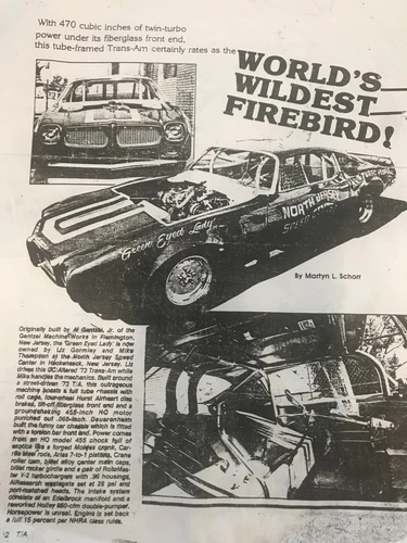 1973 Pontiac Firebird drag