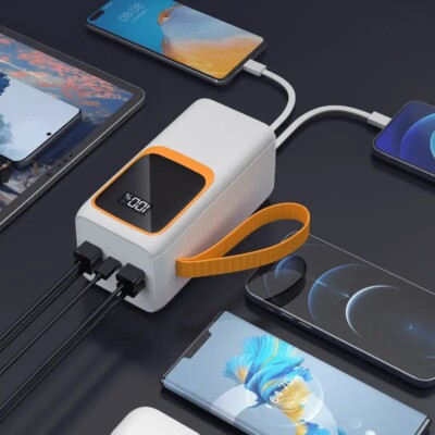 Aspor A350 22.5w 2024 New High Capacity Powerbank 50000 mah Power Banks