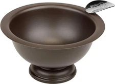 Stinky Cigar Personal Size Ashtray with 1 Stirrup, Compact, Matte Brown