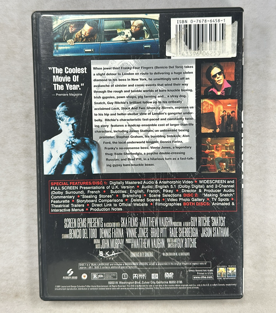 その他 Satch Tapes [DVD] Snatch (Special Edition) [DVD] (B133-19) | eBay