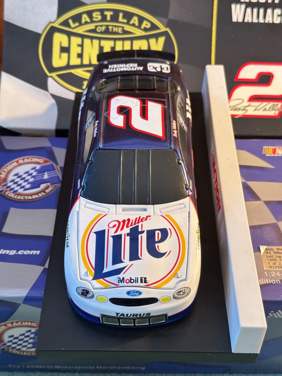 Action Rusty Wallace #2 Miller Lite Last Lap Of The Century 1:24