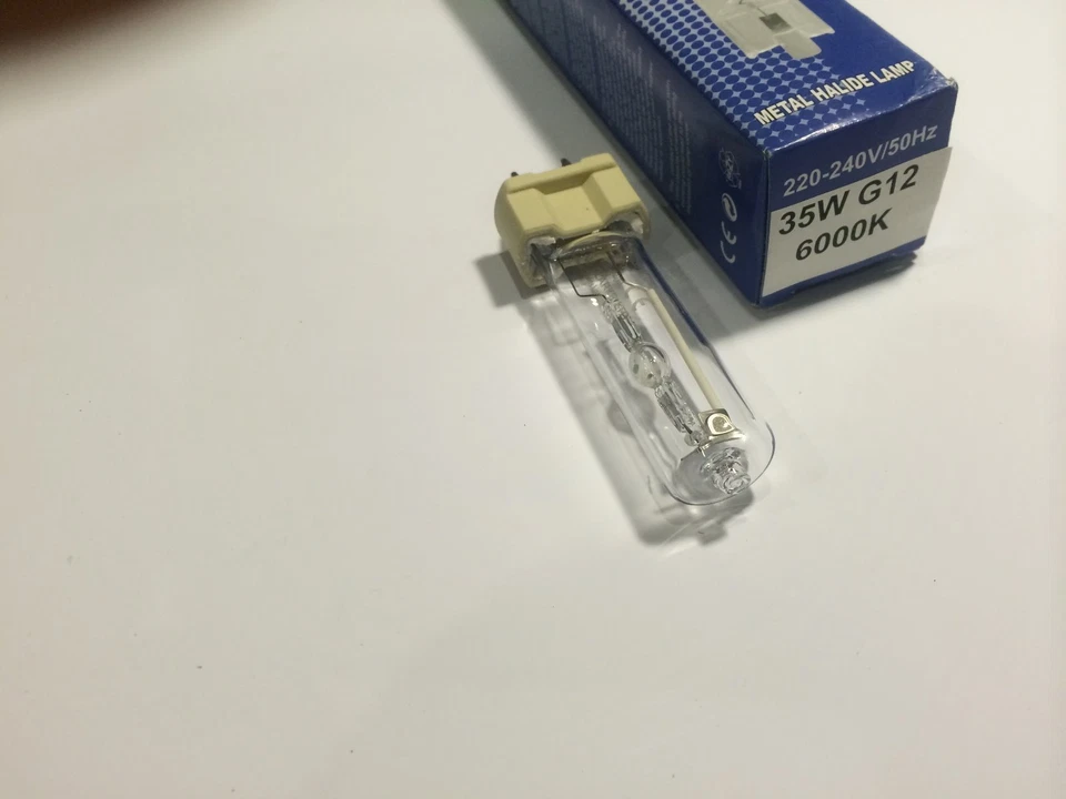 PACK OF 2 LONG LIFE 35W G12 METAL HALIDE LAMPS 6000K TRUE DAYLIGHT - Image 3 of 4