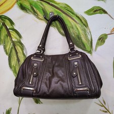 Pelle Studio Borsa a tracolla/a mano donna in vera pelle marrone caffè