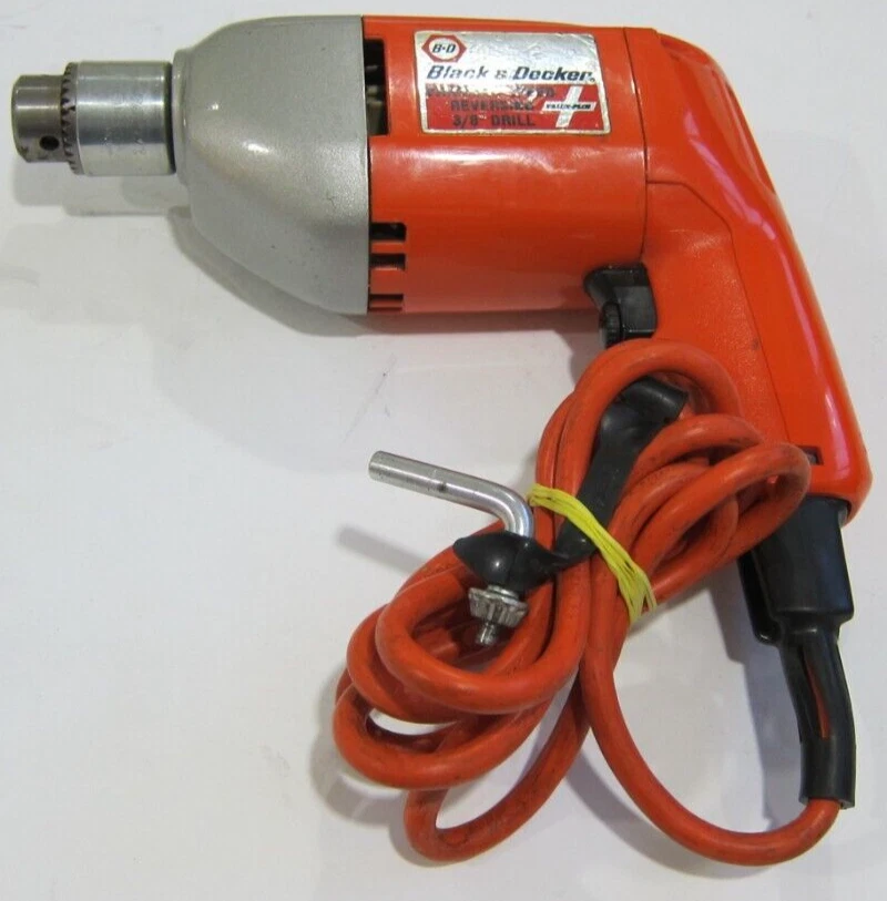 Vintage Black Decker 7190 Variable Speed 3 8 Drill With