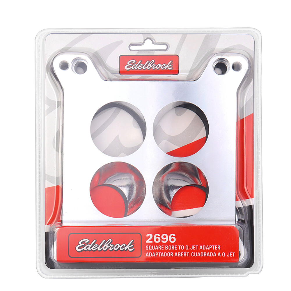 コタロー Carburetor Adapter 2696 for Edelbrock Four-Hole Square to Spread
