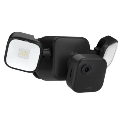 Blink Outdoor 4 Battery Powered 1080p Wireless Floodlight Security Camera Black