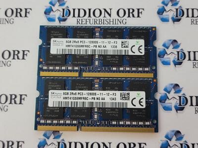 8GB (2x4GB) PC3-12800s DDR3-1600MHz 2Rx8 Non-ECC Hynix HMT351S6CFR8C-PB - Foto 7