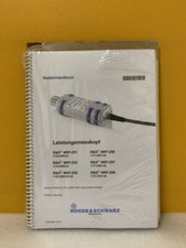 Rohde  Schwarz 1138.0463.14-07 Leistungsmesskopf Bedienhandbuch